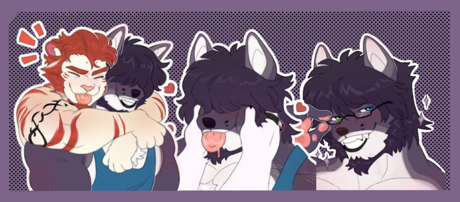 3 stickers individuais